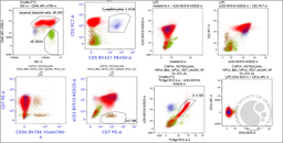 Flowcytometry positive for CD2,CD7,surface CD3,TCR gamma delta