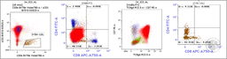 Flowcytometry shows TCR Gamma Delta positive